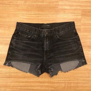 Big Star Cut Off Black Denim Shorts